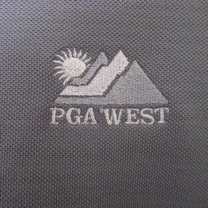 adiPure by adidas Mens S/S "PGA West" (CA) Gray Golf Polo Shirt NWOT- Size S-M*